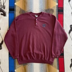 Vintage 90s Torch Lake Michigan Embroidered Sweatshirt Size XL Made In USA